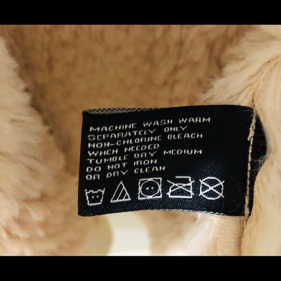 Sherpa Shearling Open Jacket - Picture 7 of 7
